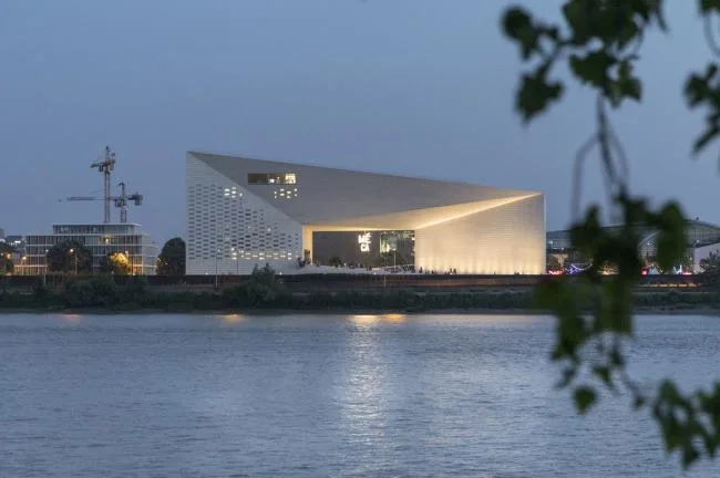 BIM Architecture | 'M É CA Cultural, Economic and Creative Center', Material Texture of Sandblasting Concrete/BIG