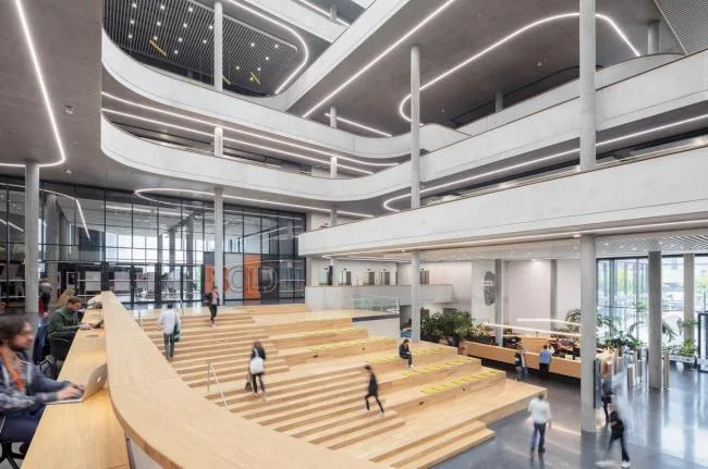 BIM Architecture | Roaming Like a Torrent: Zalando Berlin Office Headquarters/HENN+Kinzo