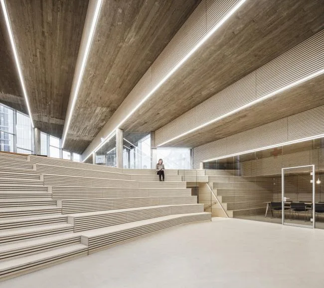 BIM Architecture | Developed on the Ground, Tilted Upward: Danish Red Cross Volunteer Home/COBE