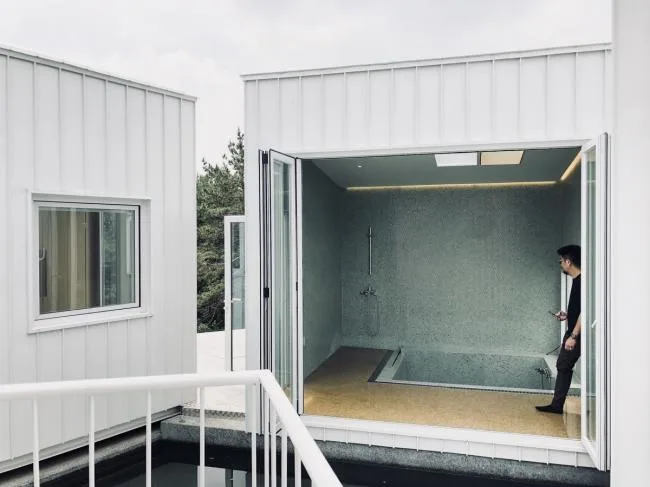 BIM Architecture | Beside the Blue Lake, Between the Jungle: Floating Cube Room by Younghan Chung Architects
