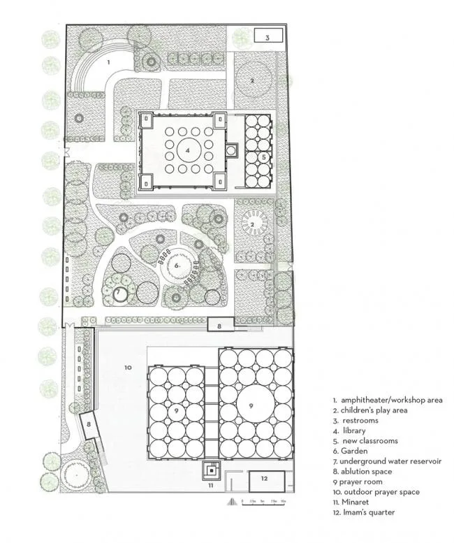 BIM Architecture | HIKMA Library: A Comprehensive Integration of Religious and Secular Perfection/Atelier mas ō m ī+Studio Chahar