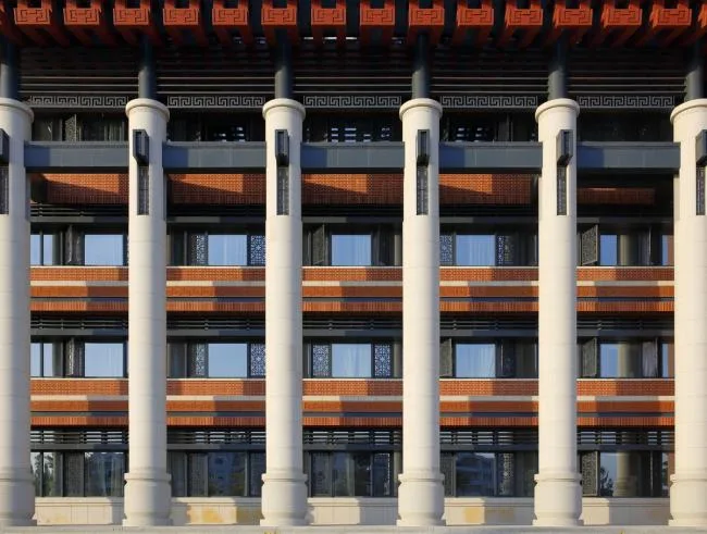BIM Architecture | Ancient Methods Used Today, Red Anthem - Comprehensive Teaching Building of Gu Wenchang Cadre College (Phase I)/Xiamen Branch of China Academy of Building Research