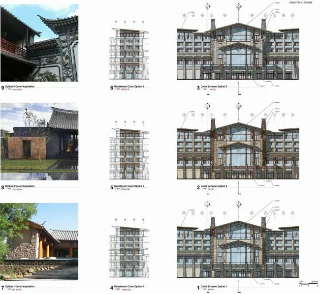BIM Architecture | Enjoying Green Mountains and Blue Water Scenery, Showcasing Ancient and Intimate Appearance: Hilton Hotel Dali/CCDI+WATG