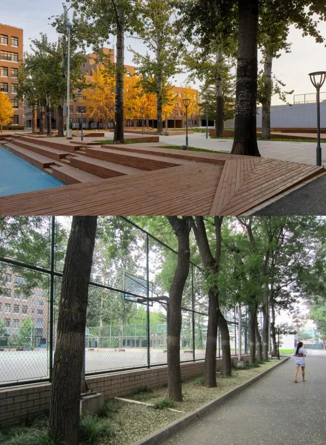 BIM Architecture | Retelling Campus Stories - Peking University Affiliated High School and Xiangyang Future School Campus Landscape Elegance Reform/Crossboundaries
