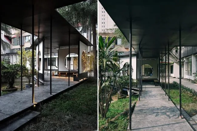 BIM Architecture | Xiake Island Flower Garden Island Courtyard Update/Entrance Architecture Studio