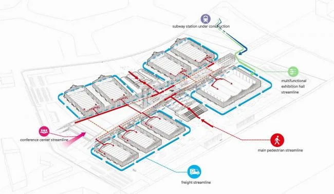 BIM Architecture | Shijiazhuang International Convention and Exhibition Center, World's Largest Suspension Structure Exhibition Hall/Tsinghua University Architecture Design and Research Institute