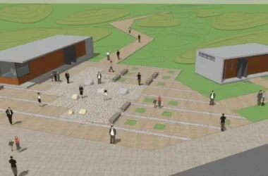 SketchUp Cultural Model: Gobi Agate, Park Square, and Architectural Designs-BIM WORLD