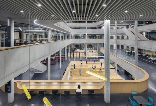 BIM Architecture | Roaming Like a Torrent: Zalando Berlin Office Headquarters/HENN+Kinzo