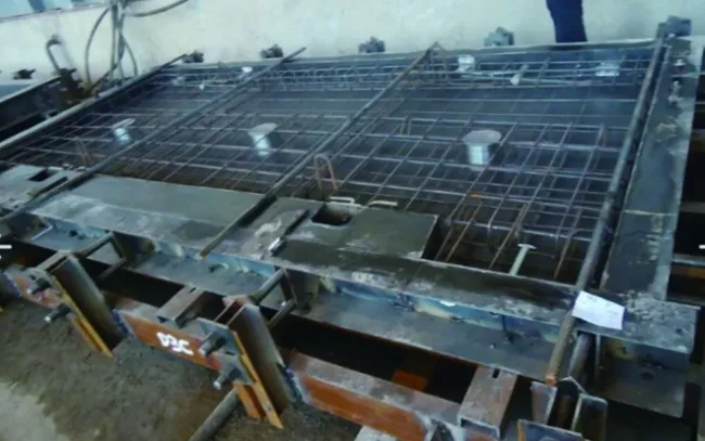 Reverse printing process mold