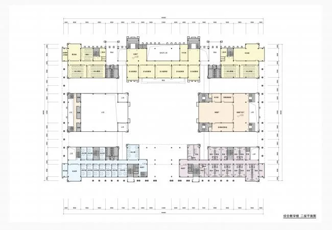 BIM Architecture | Ancient Methods Used Today, Red Anthem - Comprehensive Teaching Building of Gu Wenchang Cadre College (Phase I)/Xiamen Branch of China Academy of Building Research