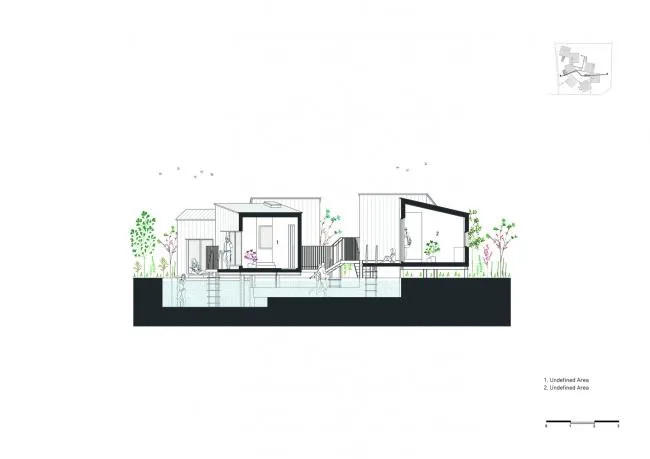 BIM Architecture | Beside the Blue Lake, Between the Jungle: Floating Cube Room by Younghan Chung Architects
