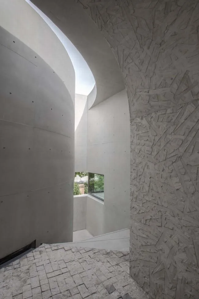 BIM Architecture | Simple and Naughty, Combining Chinese and Western: Nanjing Institute of the Arts - Concrete Exhibition Hall/Shanghai Zhongsen Architecture and Engineering Design