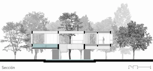 BIM Architecture | Shaking Hands with Trees and Branches, A Simple Home Made of Concrete/Estudio Botteri Connell