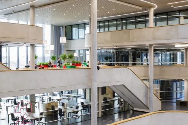 BIM Architecture | Roaming Like a Torrent: Zalando Berlin Office Headquarters/HENN+Kinzo