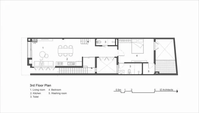 BIM Architecture | Space Nesting, Breathing Tropical Room/IZ Architects