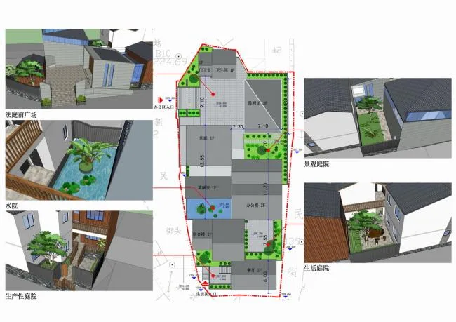 BIM Architecture | A Small and Beautiful Alternative Court/Zhida Architecture Studio/Zhengdong Design