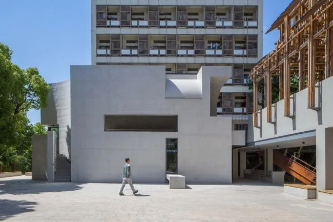BIM Architecture | Simple and Naughty, Combining Chinese and Western: Nanjing Institute of the Arts - Concrete Exhibition Hall/Shanghai Zhongsen Architecture and Engineering Design