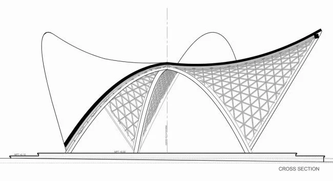 BIM Architecture | Luum Temple, Natural Beauty under Bamboo Parameter Digitization/CO-LAB Design Office