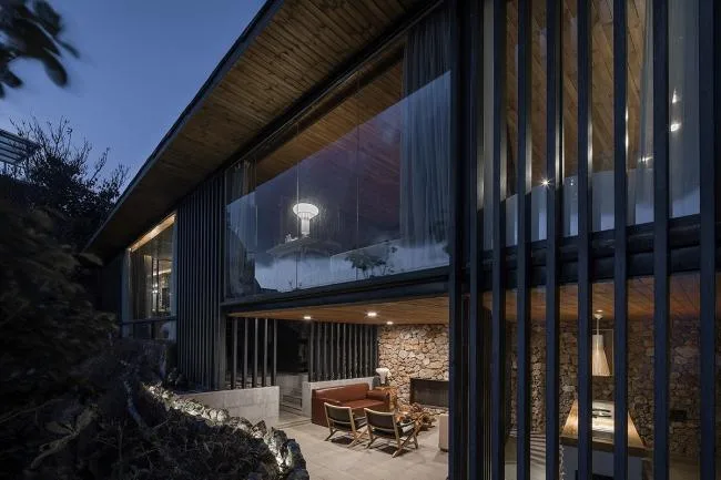 BIM Architecture | Sunset Glow Over Cang'er Lake: Notes on the Construction of the Slow House in Dali/IDO Yuanxiang Architecture+Chongqing Hexin Architectural Design Institute