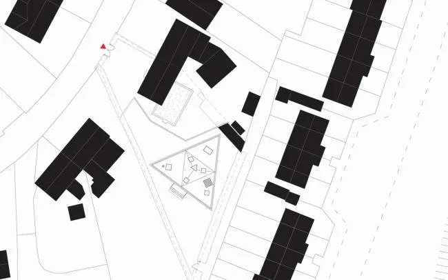 BIM Architecture | Triangular Room with Back to Back Surrounding Integration/Urban Agency