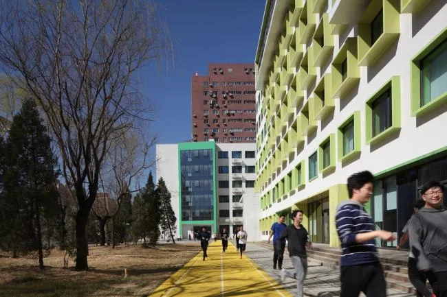 BIM Architecture | Retelling Campus Stories - Peking University Affiliated High School and Xiangyang Future School Campus Landscape Elegance Reform/Crossboundaries