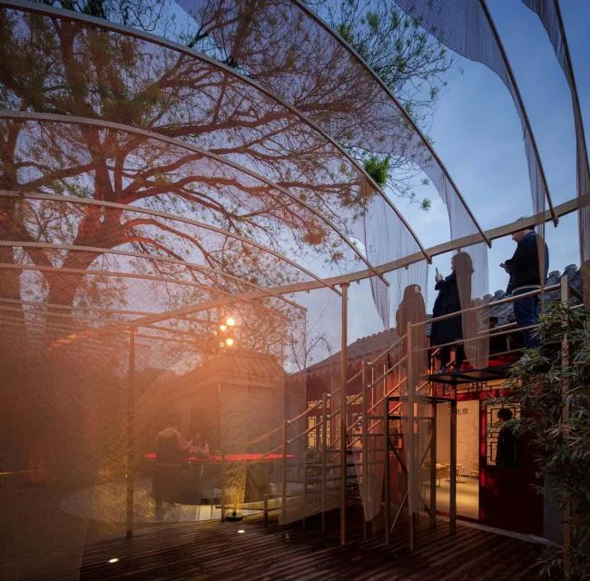 BIM Architecture | Modern Collision and Perception of Traditional Chinese Elements: Beijing Nestl é CAF É/RSAA/Zhuang Ziyu Studio