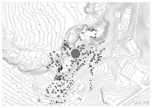 BIM Architecture | Carved Wood Bundle, Caring for Tranquility: Tippet Rise Art Exhibition Pavilion/K é r é Architecture