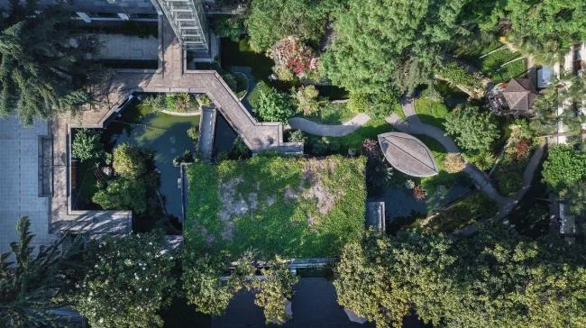 BIM Architecture | Xiake Island Flower Garden Island Courtyard Update/Entrance Architecture Studio