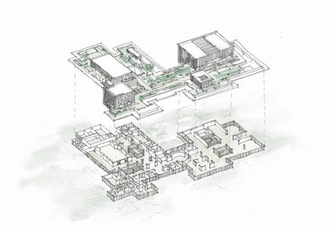 BIM Architecture | Hidden in Nature, Tang Zhongying Foundation China Middle/Zhejiang New Year Night School Architectural Design Seminar Institute