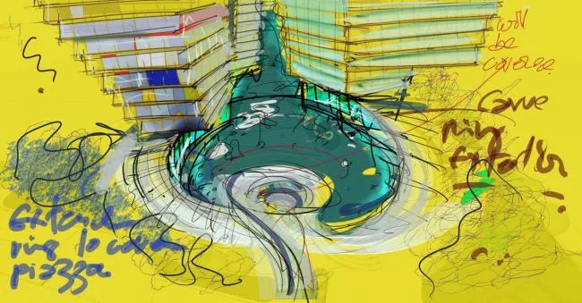 BIM Architecture | Inverted Iceberg: ToHA Office Building/Ron Arad Architects