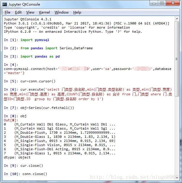 Revit detail table reading, storing detail table data to SQL Server database, Python reading database