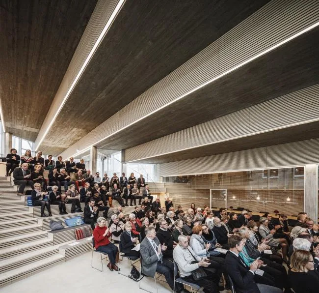 BIM Architecture | Developed on the Ground, Tilted Upward: Danish Red Cross Volunteer Home/COBE