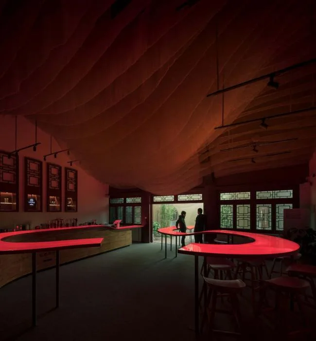BIM Architecture | Modern Collision and Perception of Traditional Chinese Elements: Beijing Nestl é CAF É/RSAA/Zhuang Ziyu Studio