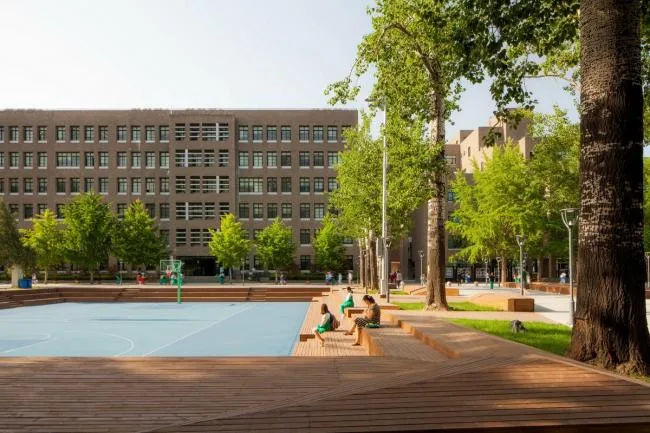 BIM Architecture | Retelling Campus Stories - Peking University Affiliated High School and Xiangyang Future School Campus Landscape Elegance Reform/Crossboundaries