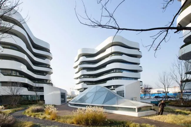 BIM Architecture | Like Soft and Turbulent Waves: Tianyun Industrial Office Cluster/First Practice Architectural Design