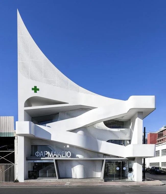 BIM Architecture | Song of Waves and White Sails: Mole Pharmacy/KLab Architecture