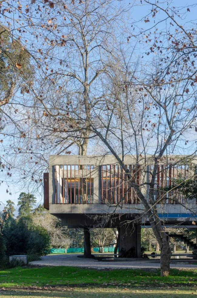 BIM Architecture | Shaking Hands with Trees and Branches, A Simple Home Made of Concrete/Estudio Botteri Connell