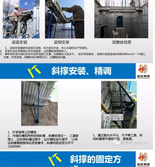 BIM and Prefabricated Aluminum Alloy Template Assembly Precautions and Construction Safety Points