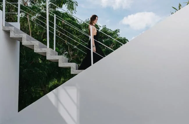 BIM Architecture | Sonata Room, using stairs to create intersecting public and private spaces/Arkham Projects