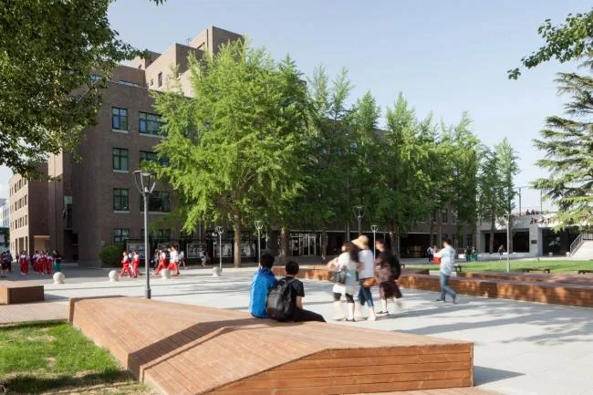 BIM Architecture | Retelling Campus Stories - Peking University Affiliated High School and Xiangyang Future School Campus Landscape Elegance Reform/Crossboundaries