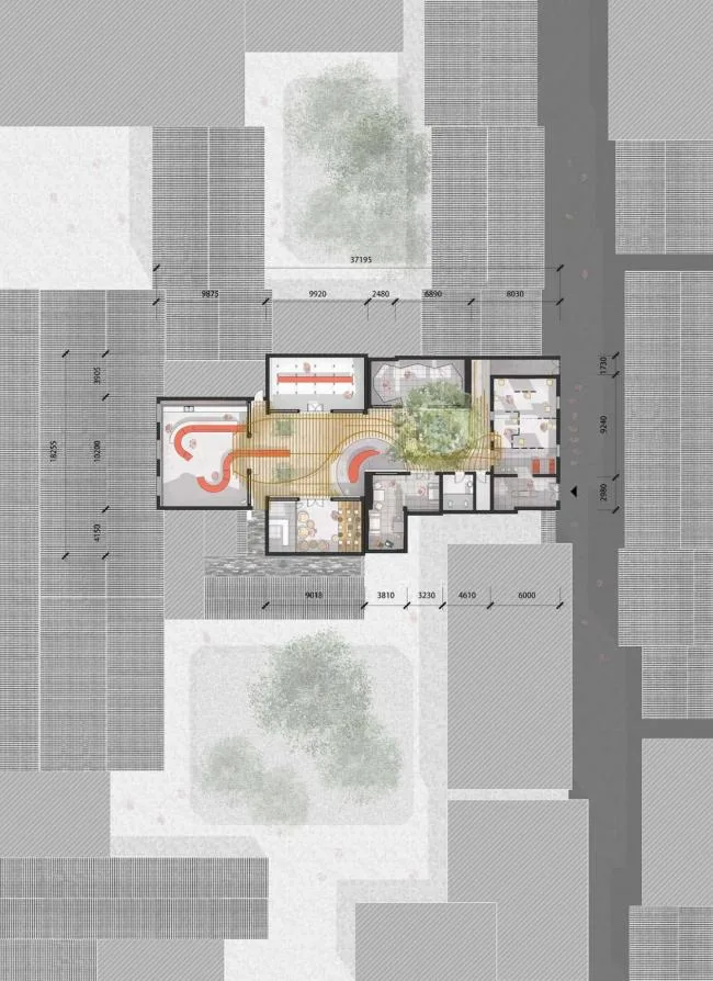 BIM Architecture | Modern Collision and Perception of Traditional Chinese Elements: Beijing Nestl é CAF É/RSAA/Zhuang Ziyu Studio
