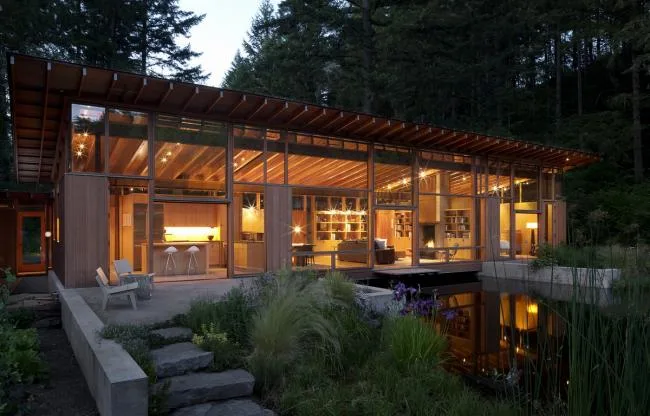 BIM Architecture | Living with the Jungle - Newberg Private Residence/Cutler Anderson Architects