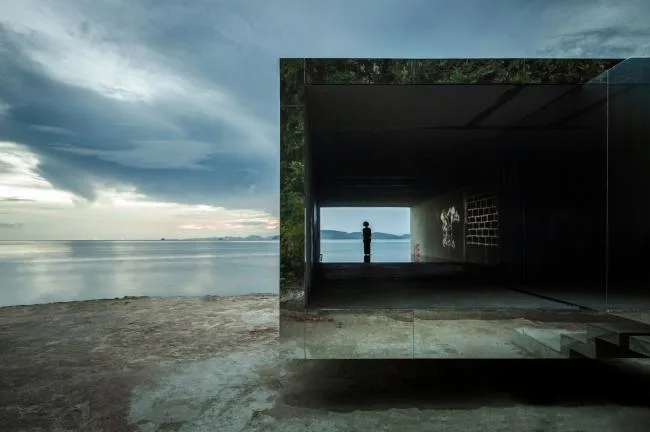 BIM Architecture | Sunrise and Sunset Pavilion, Philosophy of Reality and Illusion/Walllasia