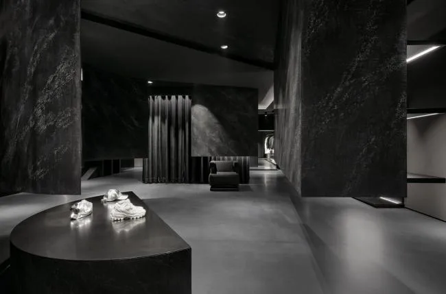 BIM Architecture | Flexible Geometry, Mysterious Like Dark Materials in the Universe: Juun. J Flagship Store/WGNB