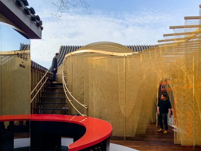 BIM Architecture | Modern Collision and Perception of Traditional Chinese Elements: Beijing Nestl é CAF É/RSAA/Zhuang Ziyu Studio