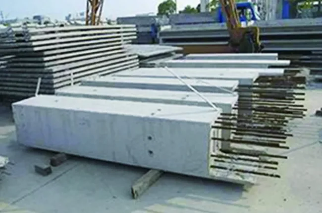 Prefabricated column finished product