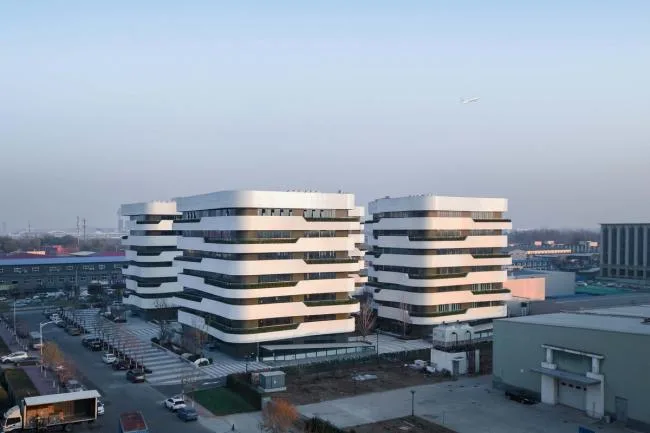 BIM Architecture | Like Soft and Turbulent Waves: Tianyun Industrial Office Cluster/First Practice Architectural Design