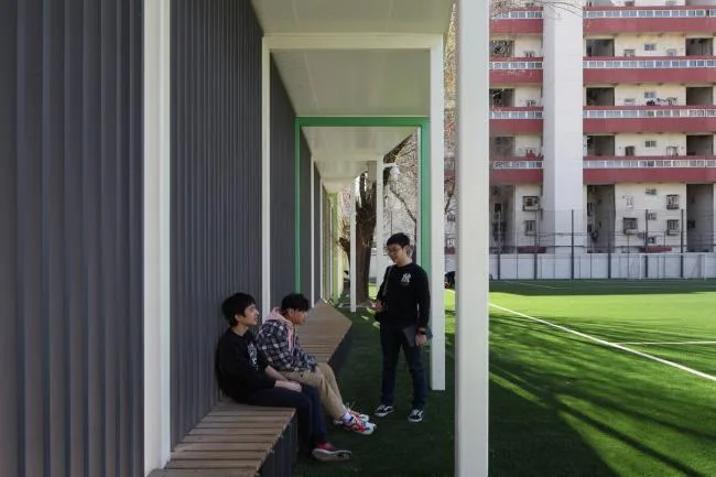 BIM Architecture | Retelling Campus Stories - Peking University Affiliated High School and Xiangyang Future School Campus Landscape Elegance Reform/Crossboundaries