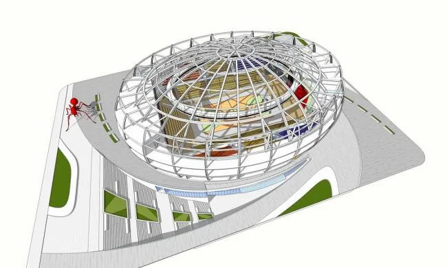 BIM Architecture | Beijing Architecture New Year's Eve Campus Gymnasium/Beijing Construction Engineering Architectural Design and Research Institute