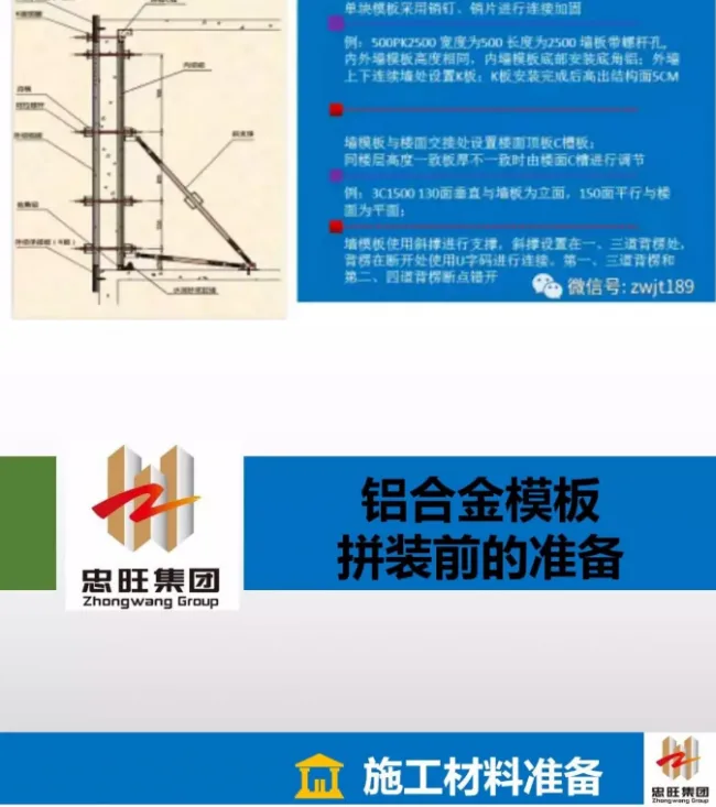 BIM and Prefabricated Aluminum Alloy Template Assembly Precautions and Construction Safety Points